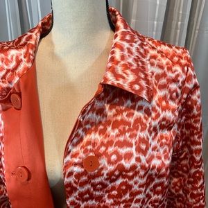 Dennis Basso Reversible Dress coat. Size L